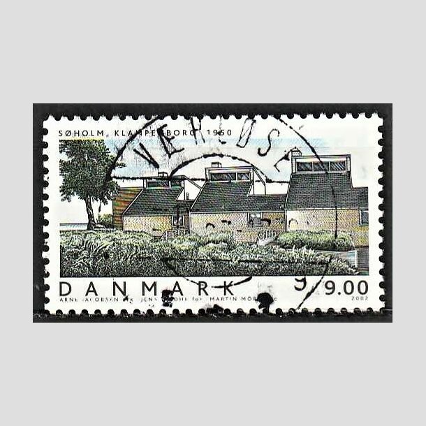 FRIMRKER DANMARK | 2002 - AFA 1336 - Danske boliger I. - 9,00 Kr. Sholm - Pragt Stemplet Vrlse