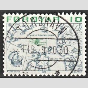 FRIMRKER FRERNE | 1975 | AFA 2 | Brugsudgave - 10 re grn/bl - Lux Stemplet