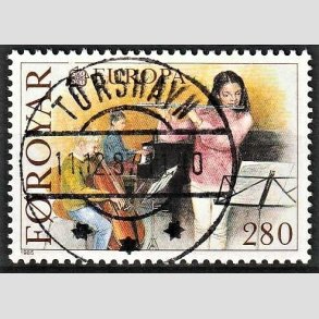 FRIM�RKER F�R�ERNE | 1985 - AFA 110 - Europam�rker. Musik. - 280 �re flerfarvet - Lux Stemplet