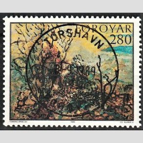 FRIM�RKER F�R�ERNE | 1985 | AFA 112 | Malerier - 280 �re flerfarvet - Lux Stemplet