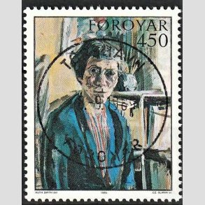 FRIM�RKER F�R�ERNE | 1985 | AFA 113 | Malerier - 450 �re flerfarvet - Lux Stemplet