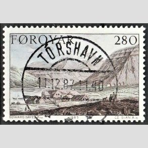 FRIM�RKER F�R�ERNE | 1985 - AFA 107 - Stanleys rejse i 1789 - 280 �re flerfarvet - Lux Stemplet