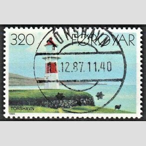 FRIM�RKER F�R�ERNE | 1985 - AFA 116 - Fyrt�rne - 320 �re flerfarvet - Lux Stemplet