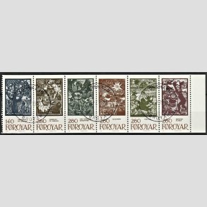 FRIM�RKER F�R�ERNE | 1984 - AFA 100-105 - �vintyr - H�ftesammentryk - Lux Stemplet
