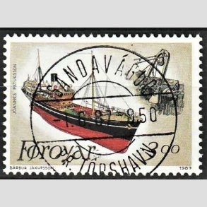 FRIM�RKER F�R�ERNE | 1987 - AFA 145 - Trawlere - 300 �re flerfarvet - Lux Stemplet