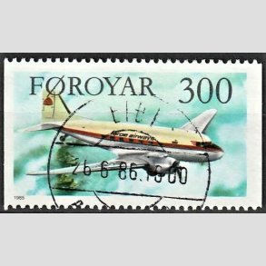 FRIM�RKER F�R�ERNE | 1985 | AFA 119 | Flytyper. - 300 �re flerfarvet - Lux Stemplet