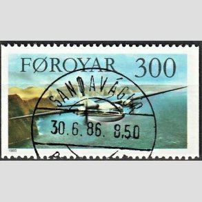 FRIM�RKER F�R�ERNE | 1985 | AFA 120 | Flytyper. - 300 �re flerfarvet - Lux Stemplet