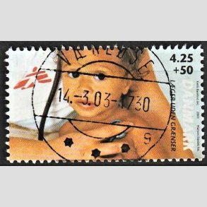 FRIMRKER DANMARK | 2003 - AFA 1349 - Lger uden grnser - 4,25 Kr. + 50 re - Pragt Stemplet Vrlse