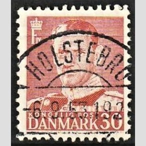 FRIMRKER DANMARK | 1952-53 - AFA 337 - Fr. IX 30 re rd - Lux Stemplet