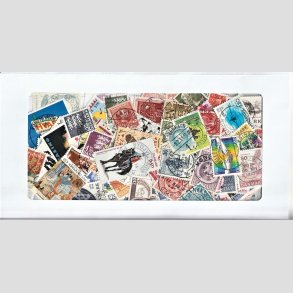 FRIM�RKER DANMARK | Pakke med 250 stk. danske frim�rker - alle m�rker med p�ne stempler