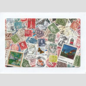 FRIM�RKER DANMARK | Pakke med 150 stk. danske frim�rker - alle m�rker med Lux- & Pragtstempler