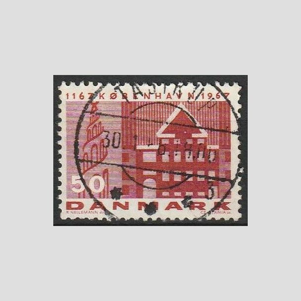 FRIMRKER DANMARK | 1967 - AFA 456 - Kbenhavn 800 r - 50 re brunrd - Lux Stemplet