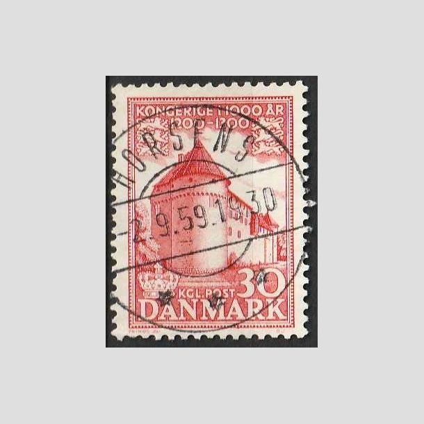 FRIMRKER DANMARK | 1953-56 - AFA 349 - Kongeriget 1000 r - 30 re rd - Pragt Stemplet Horsens