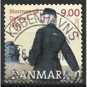 FRIM�RKER DANMARK | 2014 - AFA 1770 - Dybb�l 1864 - 9,00 Kr. flerfarvet - Lux Stemplet