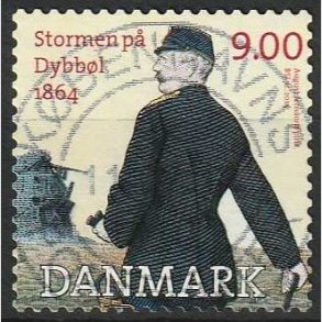 FRIM�RKER DANMARK | 2014 - AFA 1770 - Dybb�l 1864 - 9,00 Kr. flerfarvet - Lux Stemplet