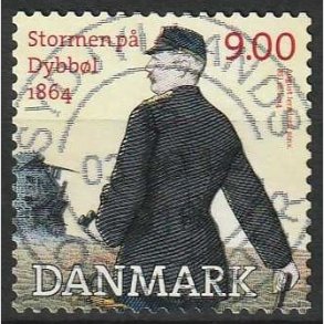 FRIM�RKER DANMARK | 2014 - AFA 1770 - Dybb�l 1864 - 9,00 Kr. flerfarvet - Lux Stemplet