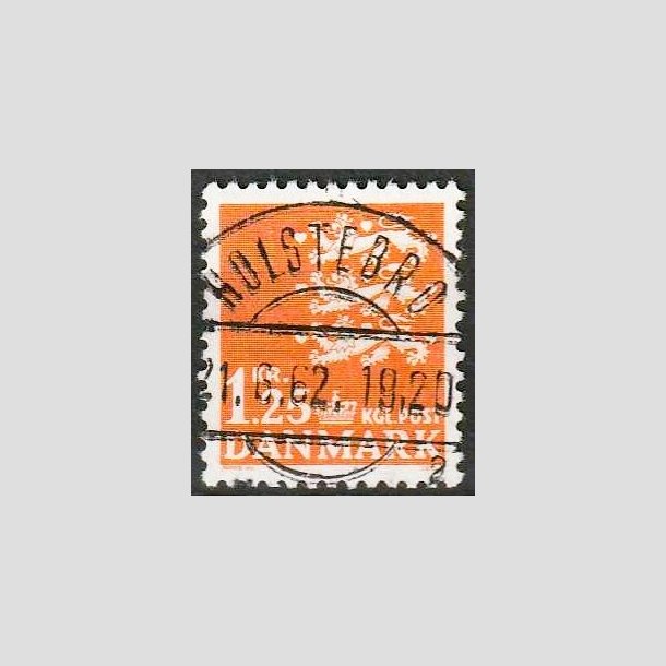 FRIMRKER DANMARK | 1962 - AFA 404 - Rigsvben 1,25 Kr. orange - Lux Stemplet 