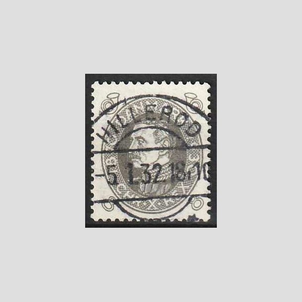 FRIMRKER DANMARK | 1930 - AFA 188 - Chr. X 60 r 8 re gr - Lux Stemplet Hillerd (Pragtmrke)