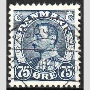 FRIMRKER DANMARK | 1941 - AFA 269 - Chr. X 75 re mrkbl - Pragt Stemplet Esbjerg