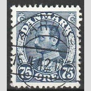 FRIMRKER DANMARK | 1941 - AFA 269 - Chr. X 75 re mrkbl - Pragt Stemplet Aarhus