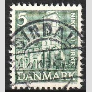 FRIM�RKER DANMARK | 1936 - AFA 229 - Reformationen 5 �re gr�n - Lux Stemplet Sindal
