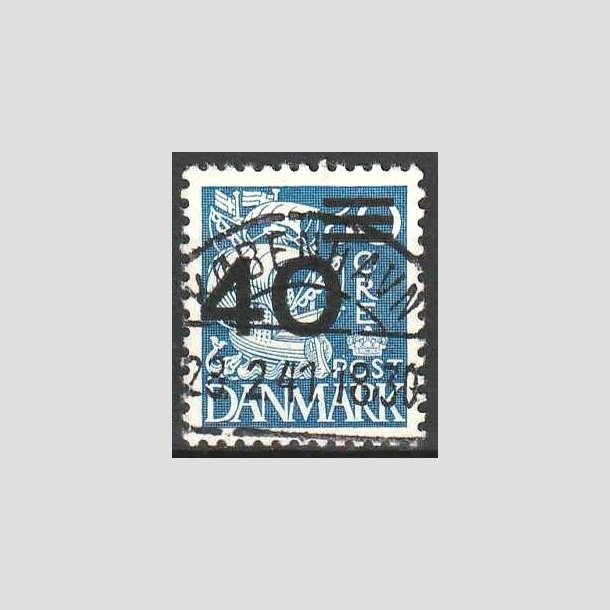 FRIMRKER DANMARK | 1940 - AFA 265 - 40/30 re bl Provisorier - Lux Stemplet