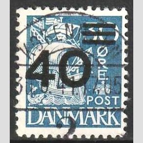FRIMRKER DANMARK | 1940 - AFA 265 - 40/30 re bl Provisorier - Lux Stemplet