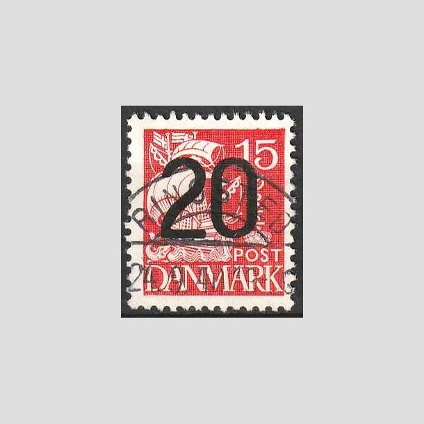 FRIMRKER DANMARK | 1940 - AFA 264 - 20/15 re rd Provisorier - Lux Stemplet Ringsted