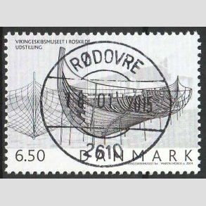FRIM�RKER DANMARK | 2004 - AFA 1402 - Vikingeskibsmuseet - 6,50 Kr. Udstilling - Pragt Stemplet