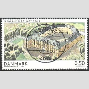 FRIM�RKER DANMARK | 2004 - AFA 1393 - Frederiksberg Slot - 6,50 Kr. flerfarvet - Pragt Stemplet