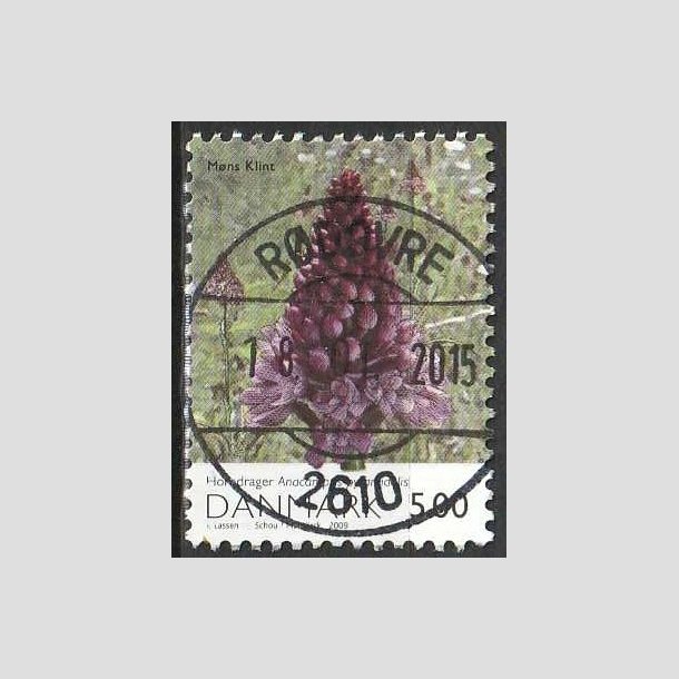 FRIMRKER DANMARK | 2009 - AFA 1571 - Danmarks natur II - 5,00 Kr. flerfarvet - Pragt Stemplet