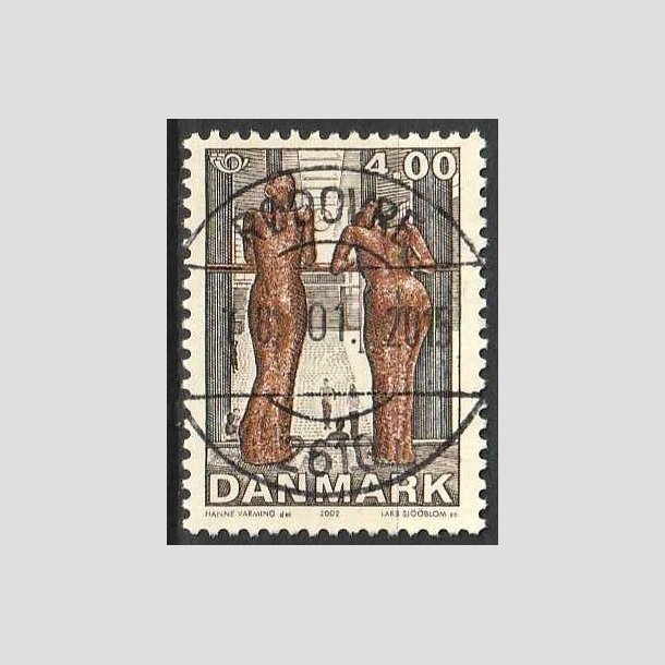 FRIMRKER DANMARK | 2002 - AFA 1312 - Samtidskunst - 4,00 Kr. flerfarvet - Pragt Stemplet