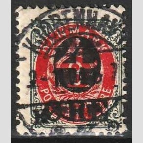 FRIMRKER DANMARK | 1904 -  AFA 40 - 4/8 re gr/rd - Lux Stemplet