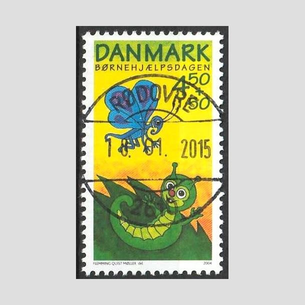 FRIMRKER DANMARK | 2004 - AFA 1383 - Brnehjlpsdagen - 4,50 Kr. + 50 re flerfarvet - Pragt Stemplet