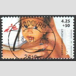 FRIMRKER DANMARK | 2003 - AFA 1349 - Lger uden grnser - 4,25 Kr. + 50 re - Pragt Stemplet