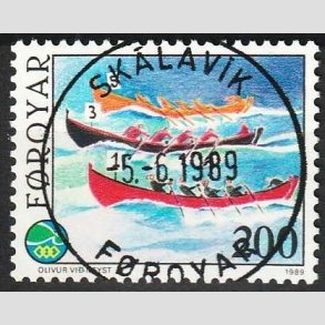 FRIM�RKER F�R�ERNE | 1989 | AFA 180 | �-legene - 200 �re flerfarvet - Lux Stemplet