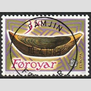 FRIM�RKER F�R�ERNE | 1989 - AFA 178 - Europam�rker. Leget�j - 3,50 kr. flerfarvet - Lux Stemplet