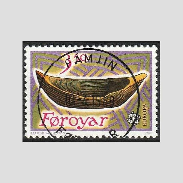 FRIMRKER FRERNE | 1989 - AFA 178 - Europamrker. Legetj - 3,50 kr. flerfarvet - Lux Stemplet