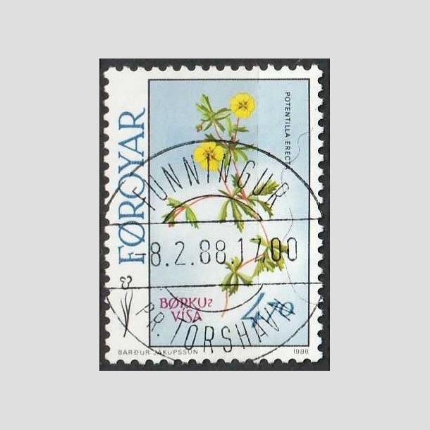 FRIMRKER FRERNE | 1988 - AFA 158 - Frske blomster - 4,70 kr. flerfarvet - Lux Stemplet