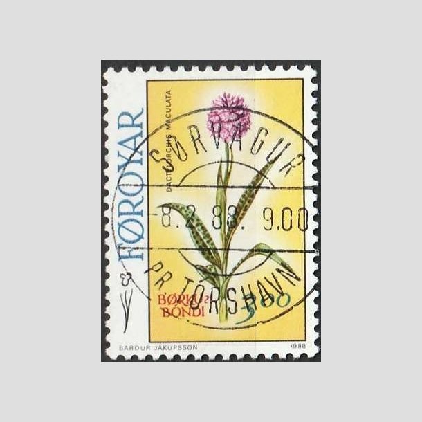 FRIMRKER FRERNE | 1988 - AFA 157 - Frske blomster - 3,00 kr. flerfarvet - Lux Stemplet