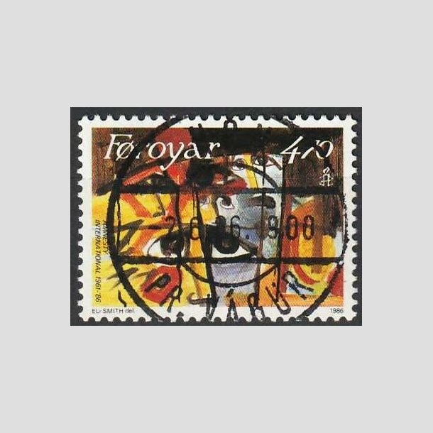 FRIMRKER FRERNE | 1986 | AFA 131 | Amnesty 25 r. - 470 re flerfarvet - Lux Stemplet