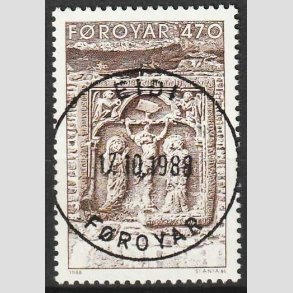 FRIM�RKER F�R�ERNE | 1988 - AFA 171 - Magnuskatedralen i Kirkeb� - 470 �re brun - Lux Stemplet