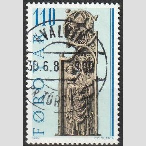 FRIMRKER FRERNE | 1980 - AFA 49 - Kirkestole - 110 re flerfarvet - Lux Stemplet