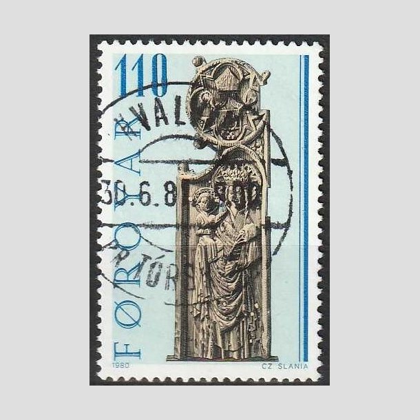 FRIMRKER FRERNE | 1980 - AFA 49 - Kirkestole - 110 re flerfarvet - Lux Stemplet