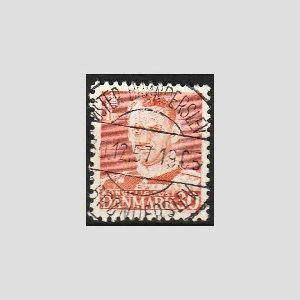 FRIMRKER DANMARK | 1952-53 - AFA 337 - Fr. IX 30 re rd - Lux Stemplet