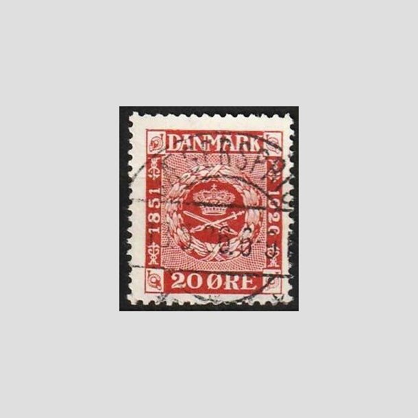 FRIMRKER DANMARK | 1926 - AFA 155 - Frimrkets 75 rs jubilum 20 re rd - Lux Stemplet Jgerspris