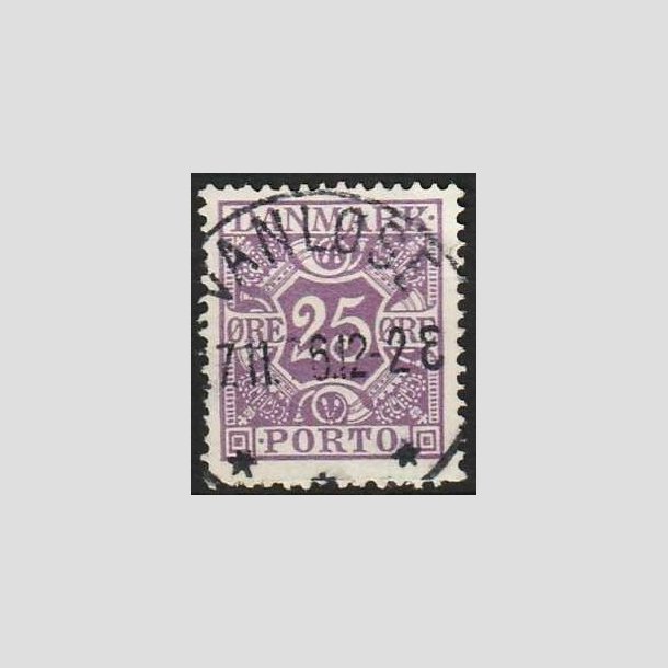 FRIMRKER DANMARK | 1926-27 - AFA 18 - 25 re violet - Lux stemplet Vanlse