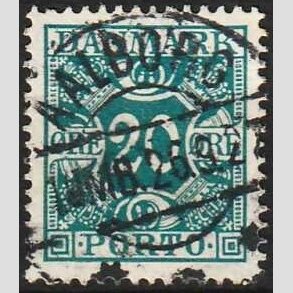 FRIMRKER DANMARK | 1921-25 - AFA 13 - 20 re blgrn - Lux Stemplet Aalborg