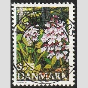FRIMRKER DANMARK | 1990 - AFA 972 - Dansk flora - 3,75 Kr. flerfarvet - Pragt Stemplet