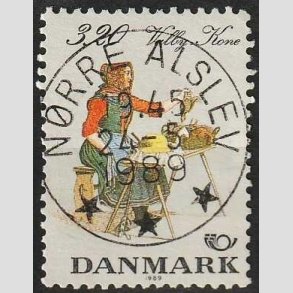 FRIM�RKER DANMARK | 1989 - AFA 936 - Folkedragter - 3,20 Kr. flerfarvet - Pragt Stemplet 